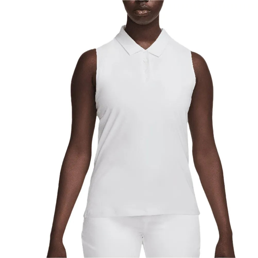 Women's Dri-Fit Victory Sleeveless Tennis Polo-Apparel-Nike-FQ1572-100-Tennis Express