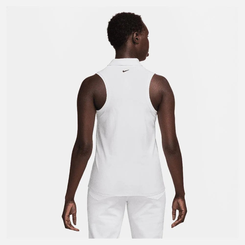 Women's Dri-Fit Victory Sleeveless Tennis Polo-Apparel-Nike-FQ1572-100_2-Tennis Express
