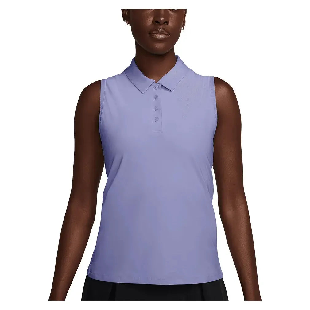 Women's Dri-Fit Victory Sleeveless Tennis Polo-Apparel-Nike-FQ1572-533-Tennis Express