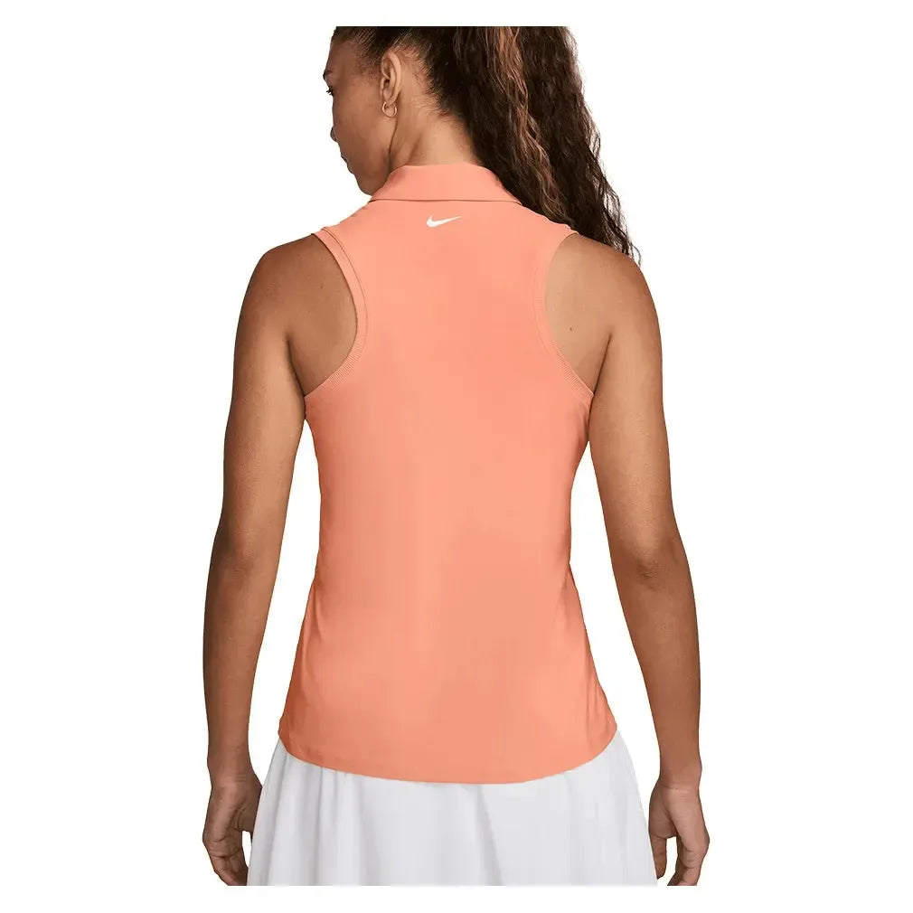 Women's Dri-Fit Victory Sleeveless Tennis Polo-Apparel-Nike-FQ1572-844_3-Tennis Express