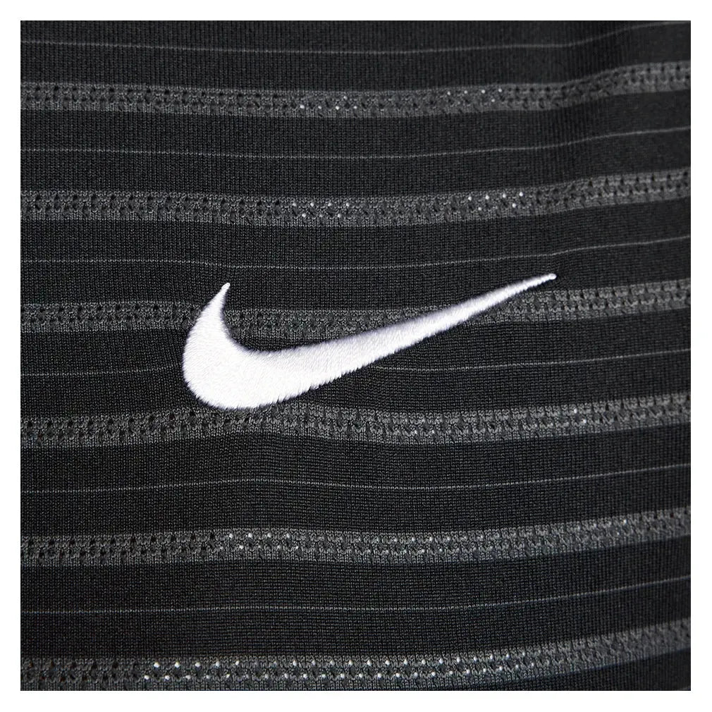 Women's Dri-Fit Victory Sleeveless Striped Tennis Polo-Apparel-Nike-FQ1824-010U25-3-Tennis Express