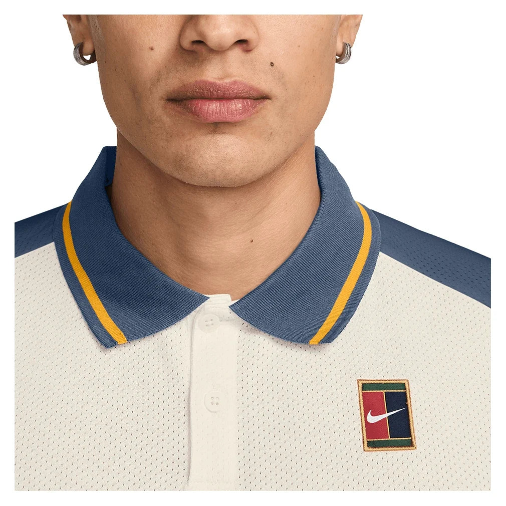 Men's Court Heritage Tennis Polo,Apparel,Nike,,,Tennis Express,FQ2101-438-2