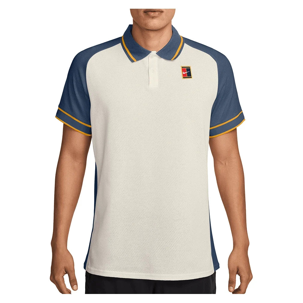 Men's Court Heritage Tennis Polo,Apparel,Nike,438 New Slate/Phantom,XS,Tennis Express,FQ2101-438