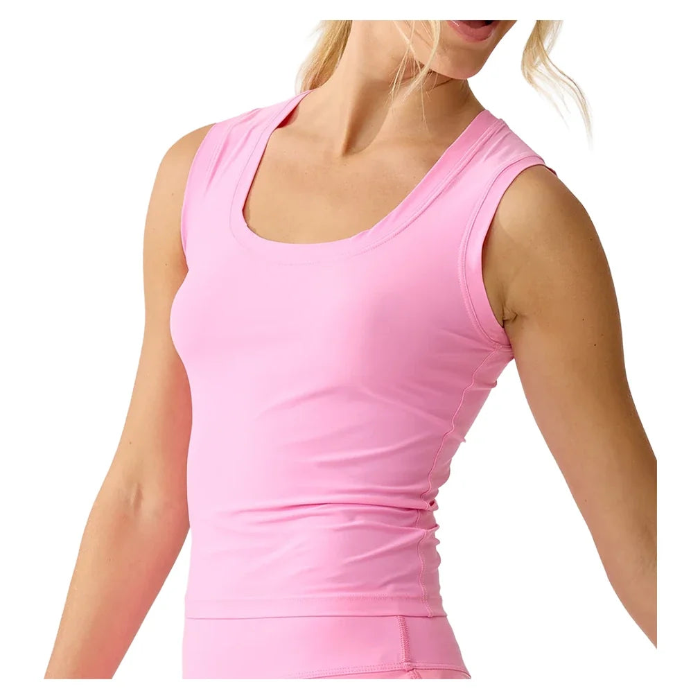 Women's Clubhouse Tennis Tank Pink Sorbet,Apparel,Bobbe,,,Tennis Express,FR-CT-1003-2