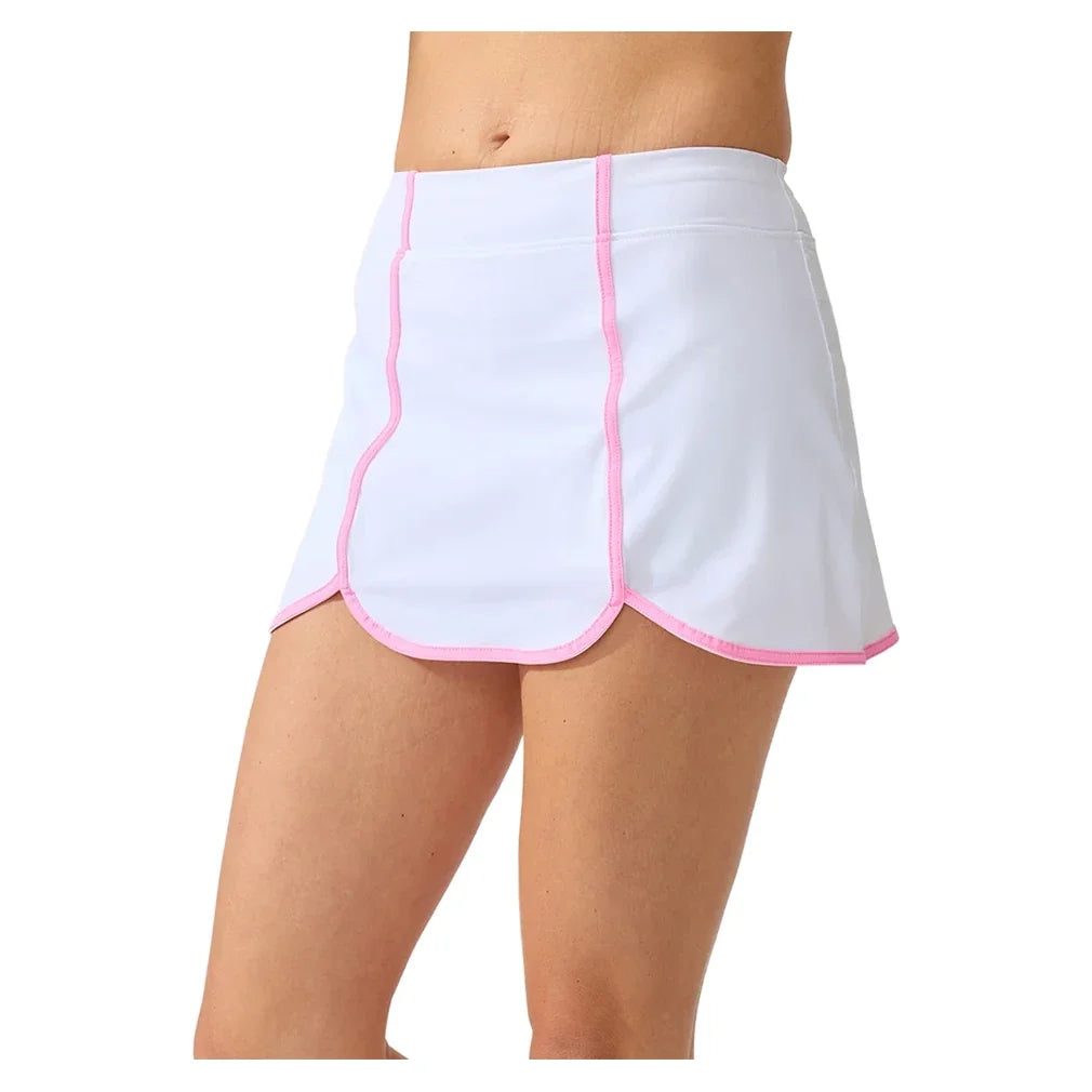 Women's Farah Tennis Skort,Apparel,Bobbe,2106 White/Pink Sorbet,XS,Tennis Express,FR-FS-1009