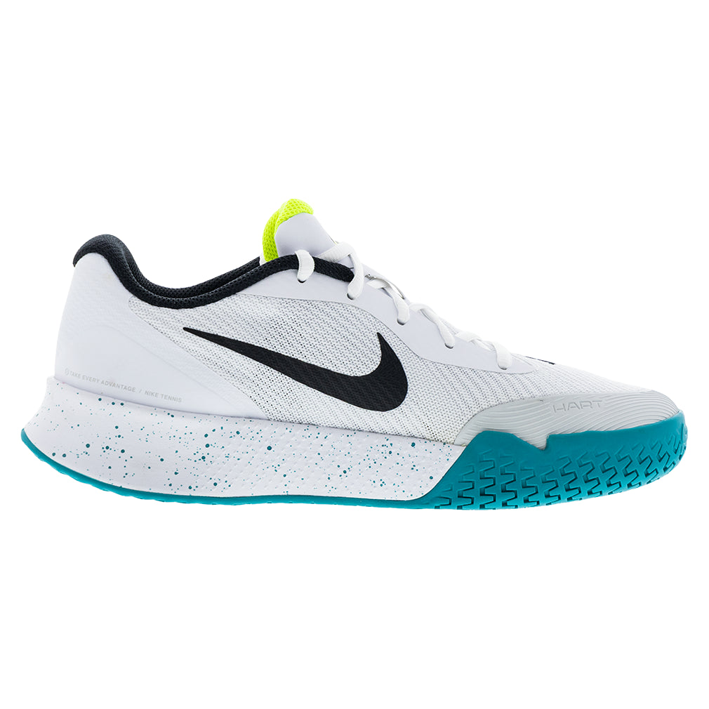 Men's Vapor Lite 3 Court Shoes White and Volt
