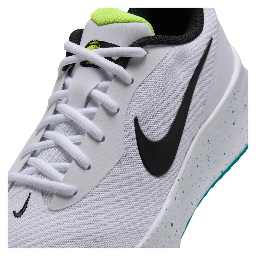 Women's Vapor Lite 3 Tennis Shoes White and Volt, Nike, Tennis Express, FZ2156-125H26-10