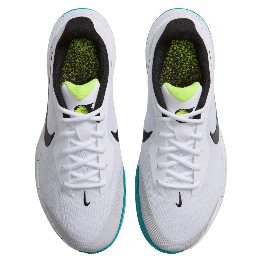 Women's Vapor Lite 3 Tennis Shoes White and Volt, Nike, Tennis Express, FZ2156-125H26-2