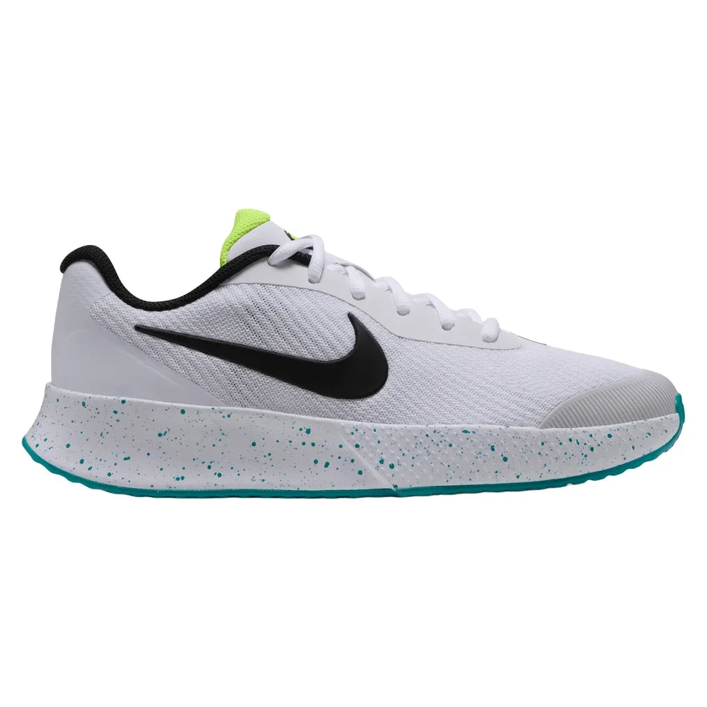 Women's Vapor Lite 3 Tennis Shoes White and Volt, Nike, Tennis Express, FZ2156-125H26-6