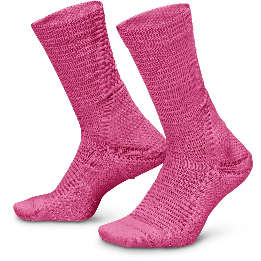 Unisex Unicorn Dri-FIT ADV Cushioned Crew Socks (1 Pair) Desert Pink and Pink Rise,Socks,Nike,Desert Pink/Pink Rise,S,Tennis Express,FZ3399-661