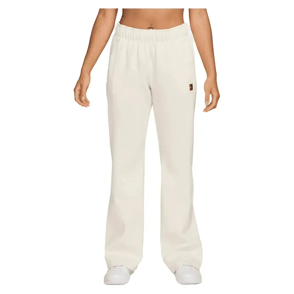 Women's Court Dri-FIT Heritage Windrunner Poly Knit Pant Pale Ivory-Apparel-Nike-FZ6509-110U25-Tennis Express