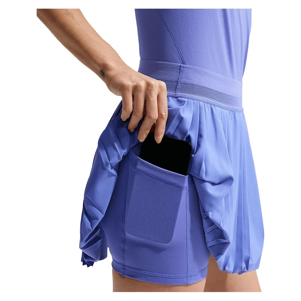 Women's Court Dri-FIT Advantage Pleated Tennis Skort-Apparel-Nike-FZ6512-570_4-Tennis Express