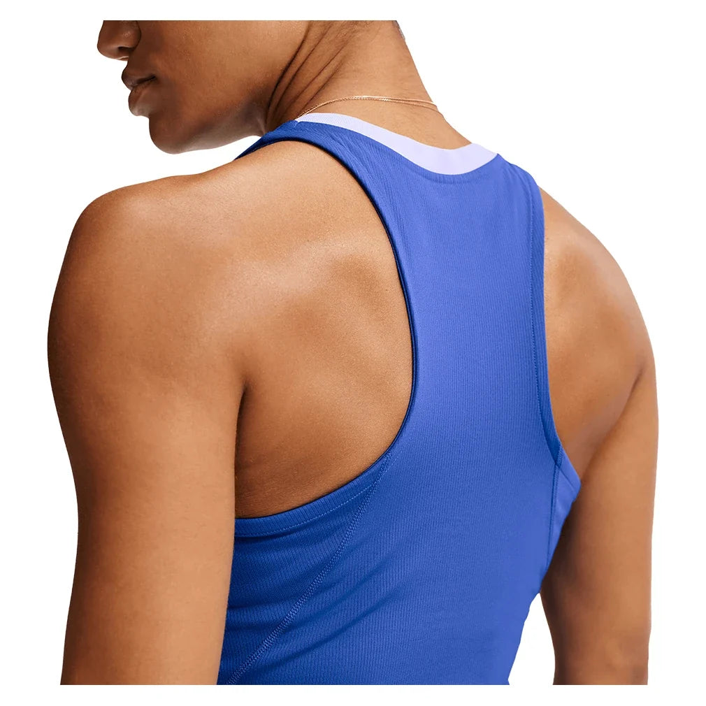 Women's Court Dri-FIT Advantage Tennis Tank Old Royal and White,Apparel,Nike,,,Tennis Express,FZ6657-417-3