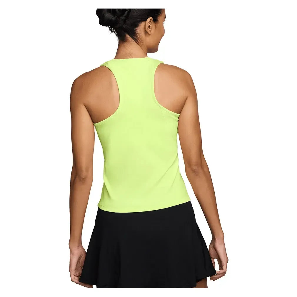 Women's Court Dri-FIT Advantage Tennis Tank Lt Lemon Twist-Apparel-Nike-FZ6657-736-2-Tennis Express