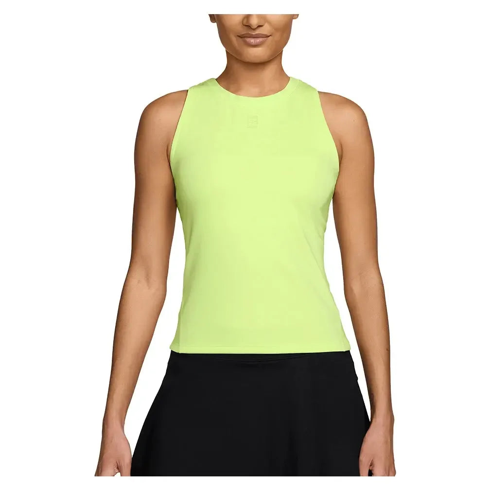 Women's Court Dri-FIT Advantage Tennis Tank Lt Lemon Twist-Apparel-Nike-FZ6657-736-Tennis Express