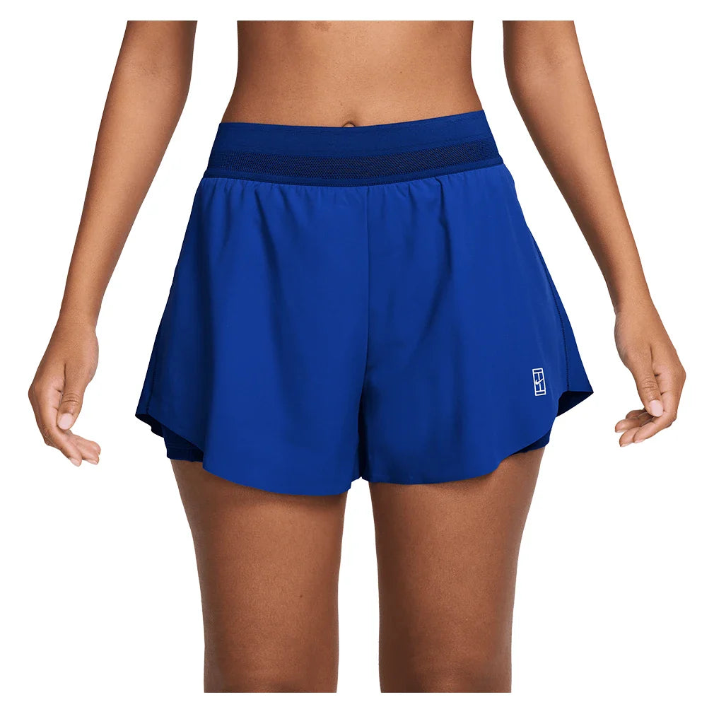 Women's Court Dri-FIT Advantage Ace Tennis Short,Apparel,Nike,417 Old Royal/White,XS,Tennis Express,FZ6723-417