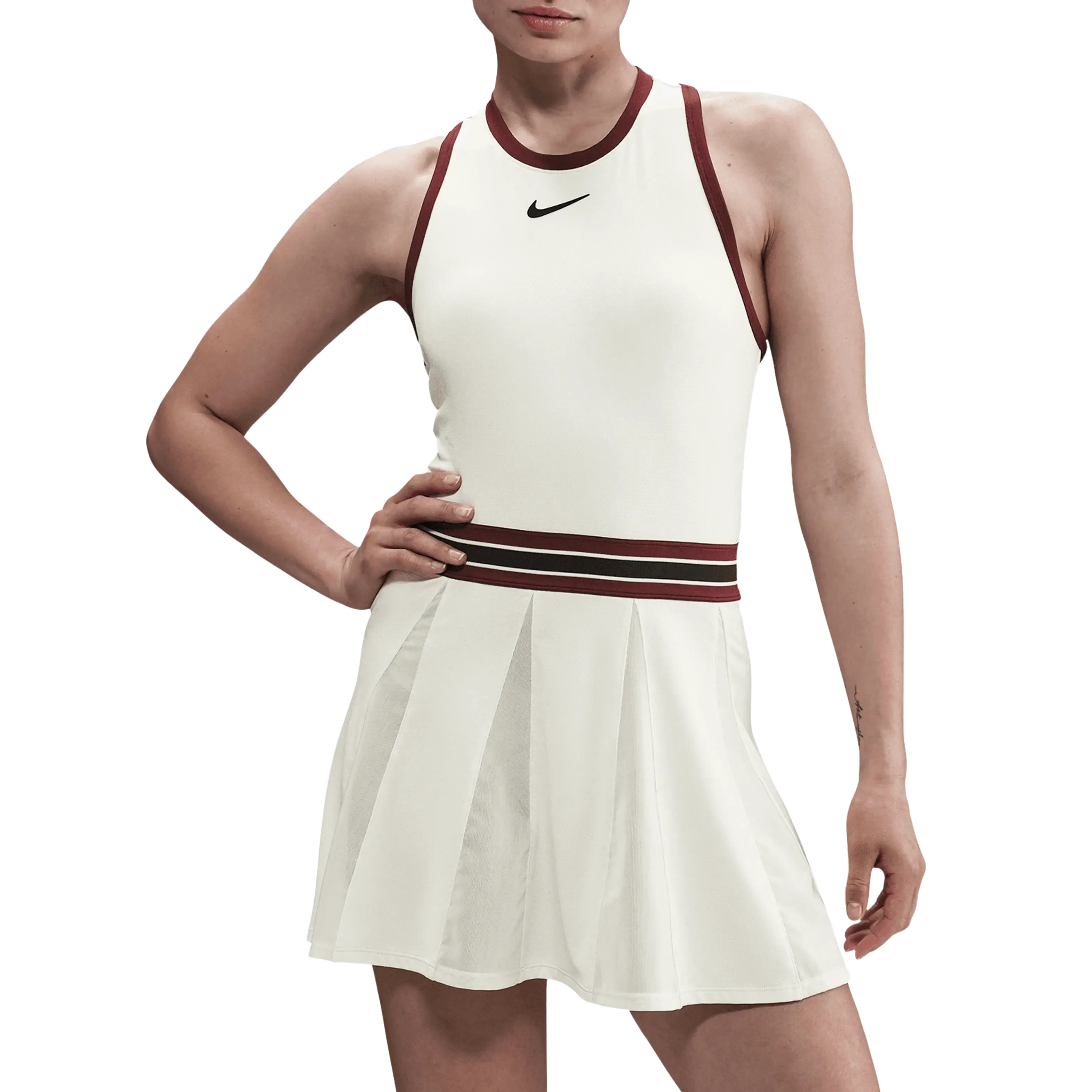 Women's Paris Court Dri-FIT Slam Tennis Dress-Apparel-Nike-FZ6742-110-Tennis Express