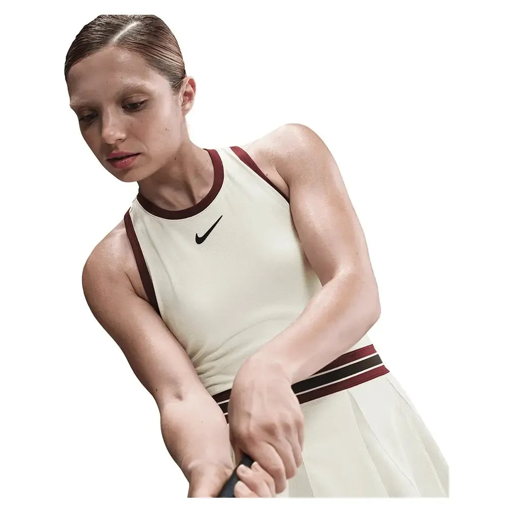 Women's Paris Court Dri-FIT Slam Tennis Dress-Apparel-Nike-FZ6742-110_2-Tennis Express