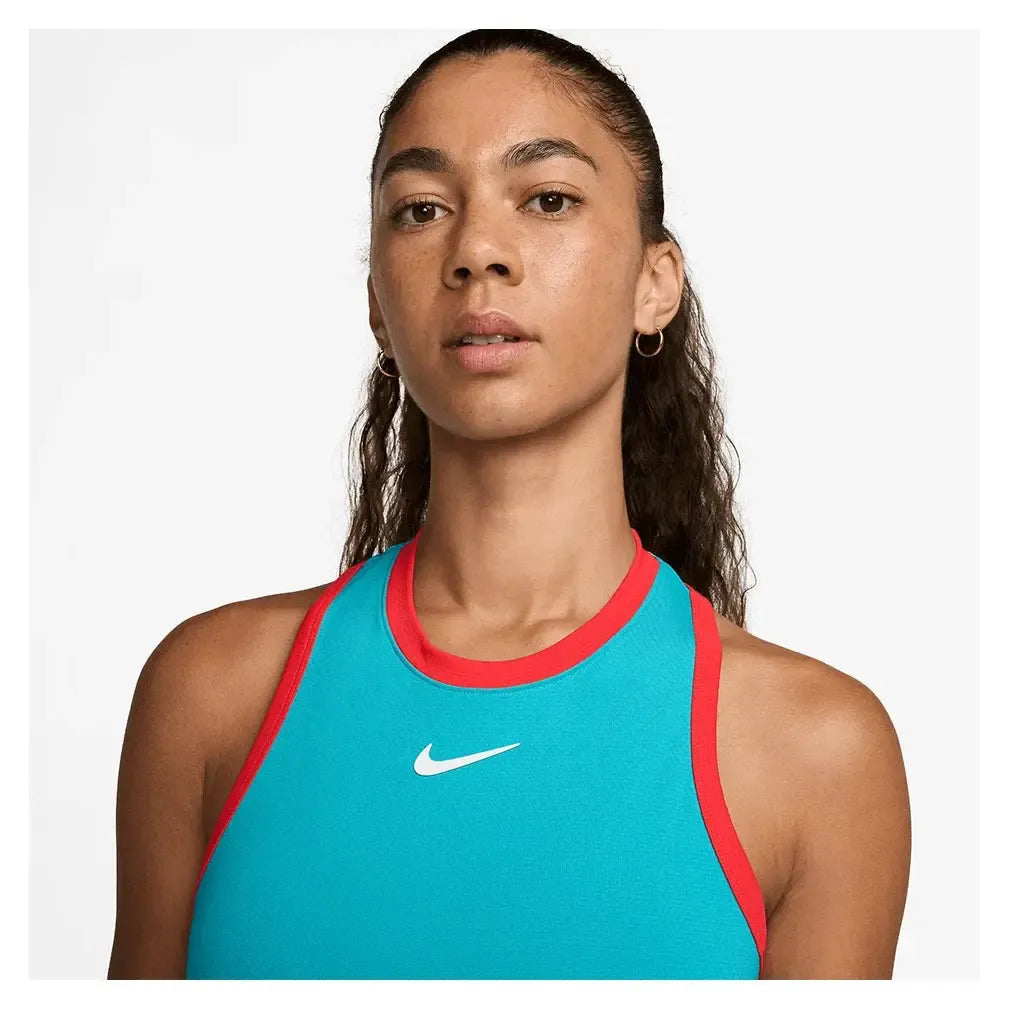 Women's Paris Court Dri-FIT Slam Tennis Dress-Apparel-Nike-FZ6742-345-2-Tennis Express
