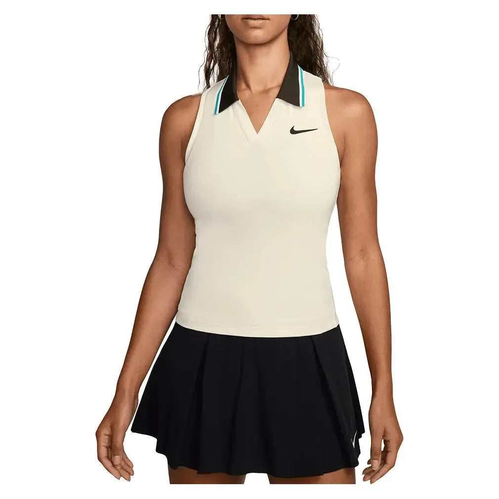 Women's Paris Court Dri-FIT Slam Tennis Tank-Apparel-Nike-FZ6752-110-Tennis Express