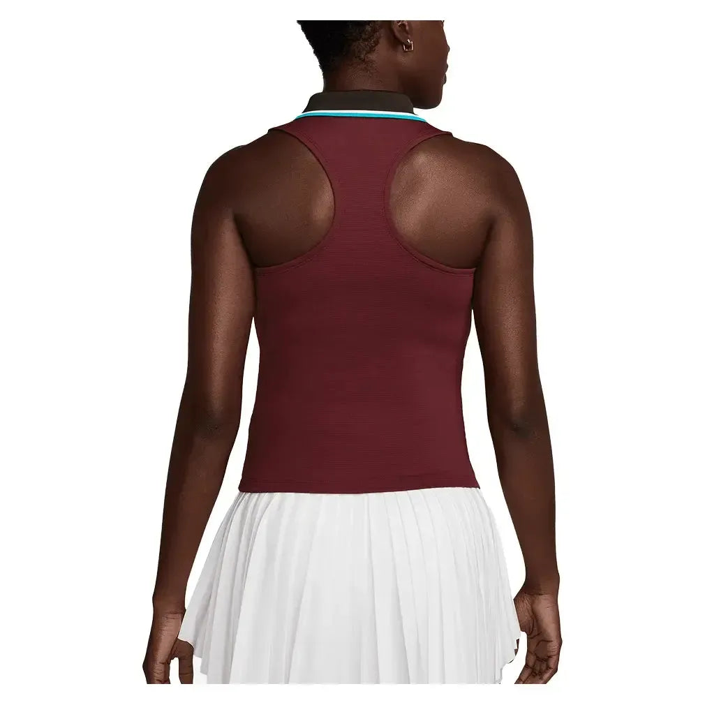Women's Paris Court Dri-FIT Slam Tennis Tank-Apparel-Nike-FZ6752-619_1-Tennis Express