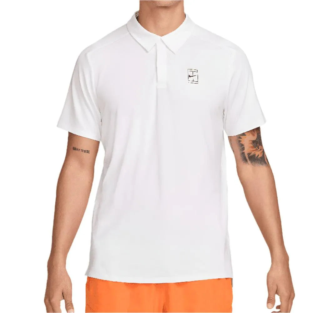 Men's Dri-Fit Advantage Tennis Polo-Apparel-Nike-FZ6907-100-Tennis Express