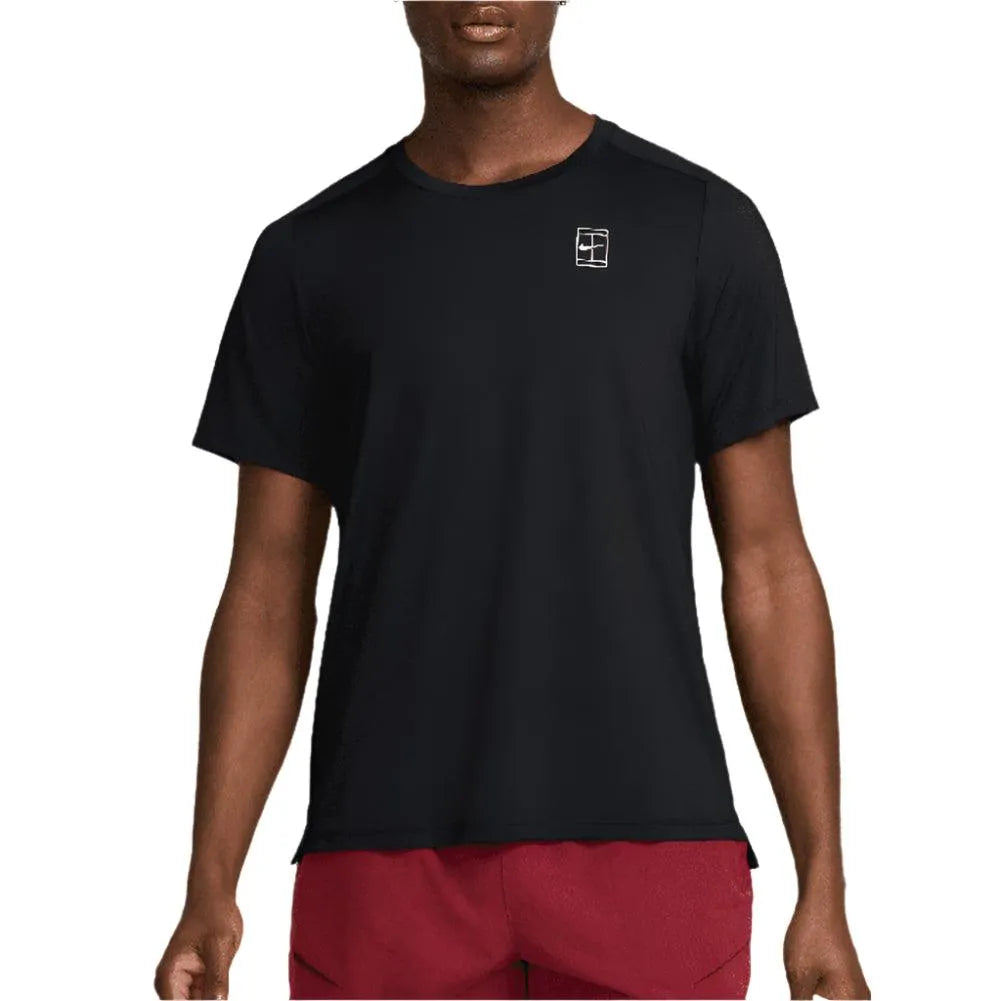 Men's Dri-Fit Advantage Tennis Top-Apparel-Nike-FZ6910-010-Tennis Express