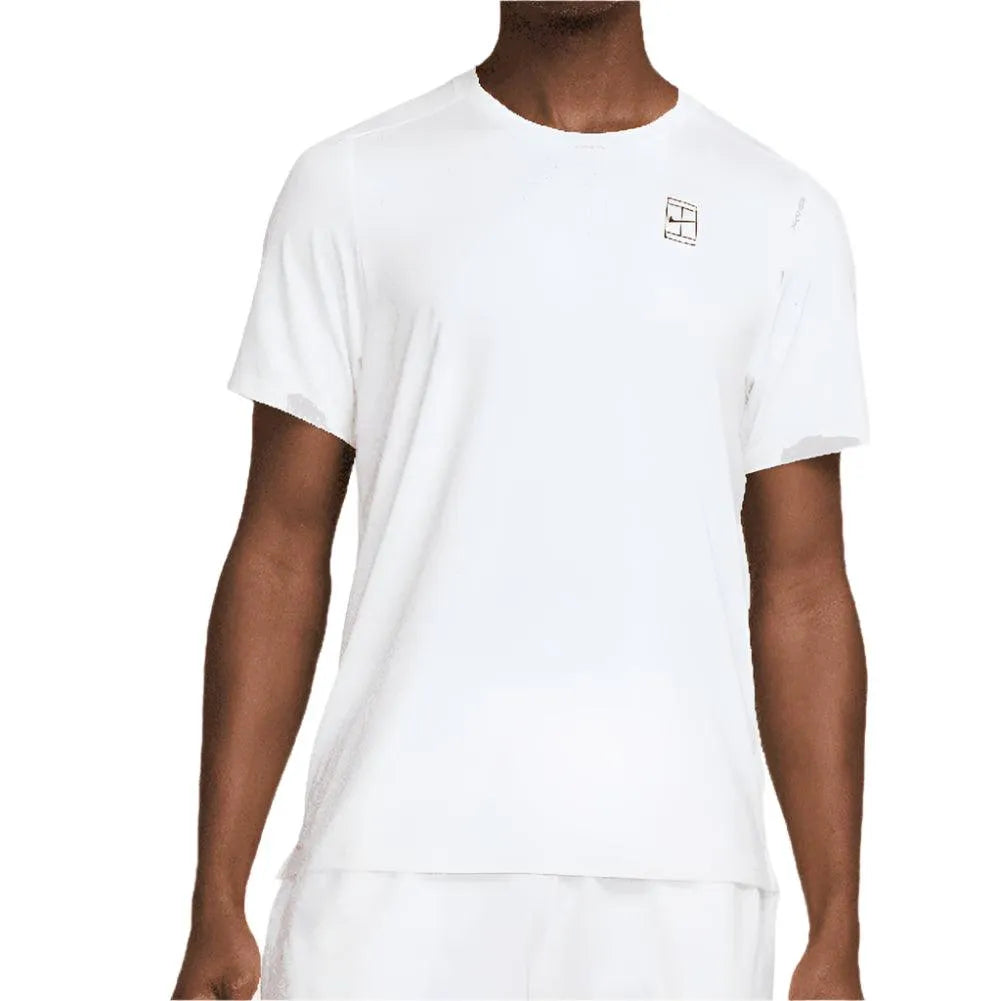 Men's Dri-Fit Advantage Tennis Top-Apparel-Nike-FZ6910-100-Tennis Express