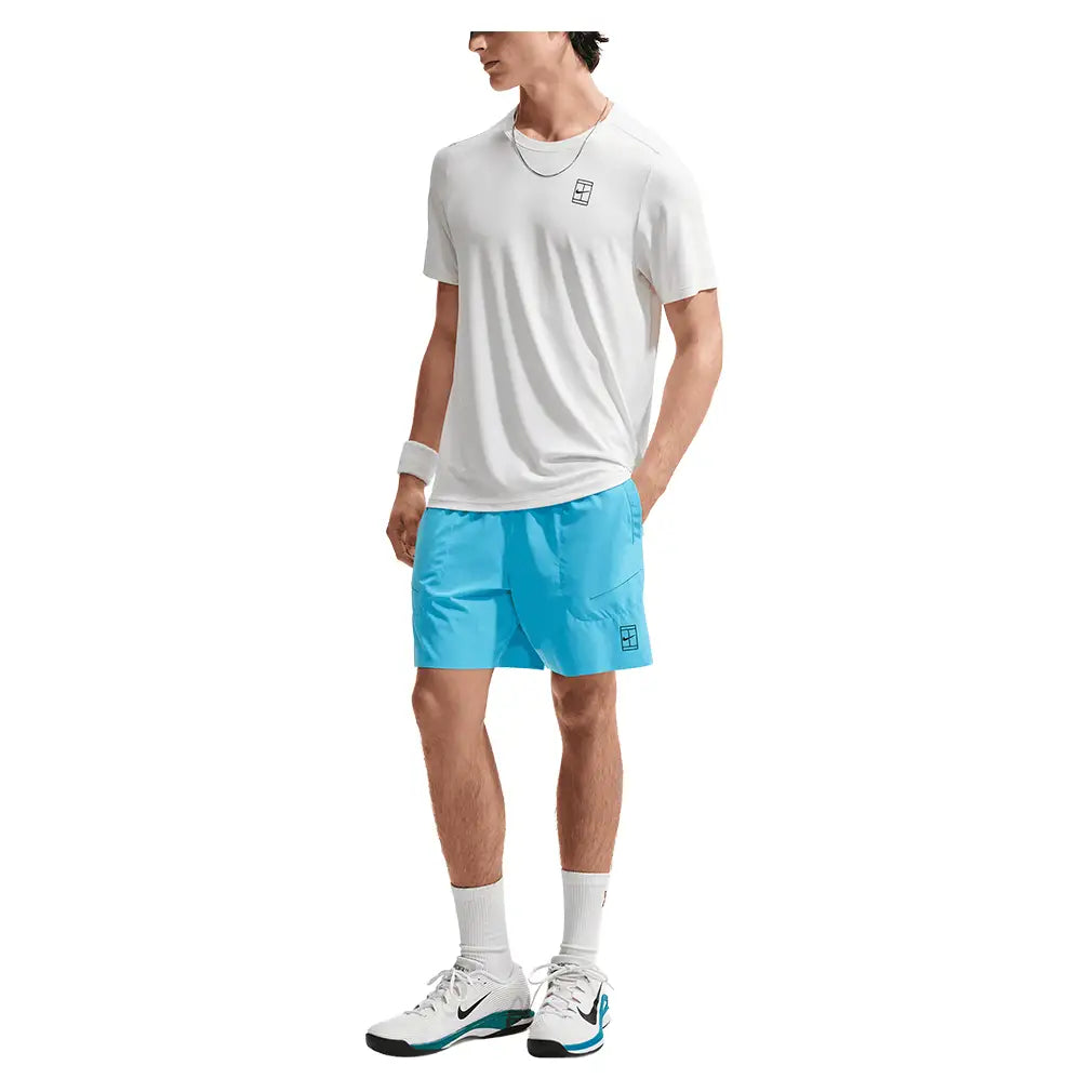 Men's Court Dri-FIT Advantage 6 Inch Tennis Short,Apparel,Nike,,,Tennis Express,FZ6913-F26-416-5