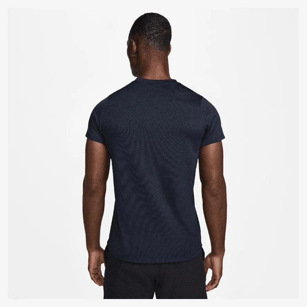 Men's Court Dri-Fit Victory Tennis Top-Apparel-Nike-FZ6921-451_1-Tennis Express