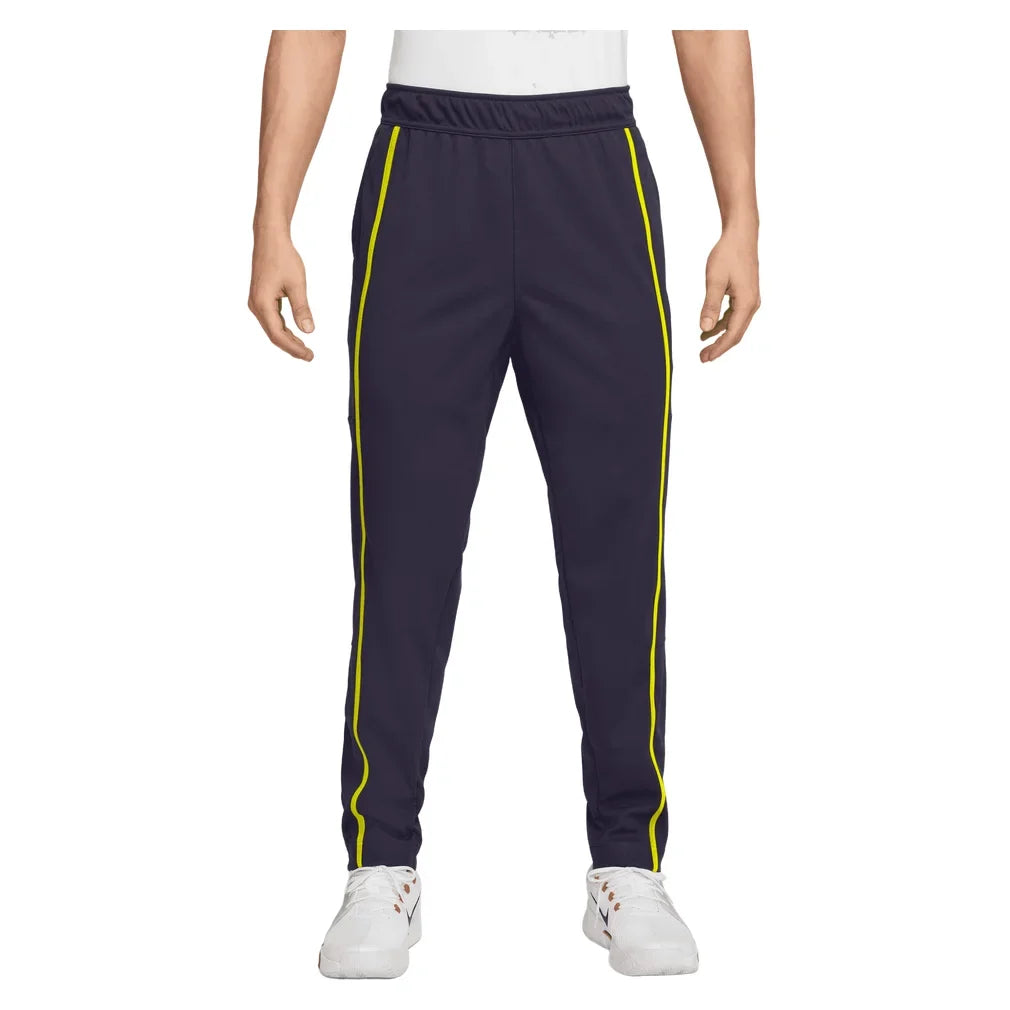 Men's Court Heritage Tennis Pant, Nike, 525 Purple Dynasty/Lemon Venom, Tennis Express, FZ6928-H26-525-PURPLE-DYNASTY-LEMON-VENOM-1