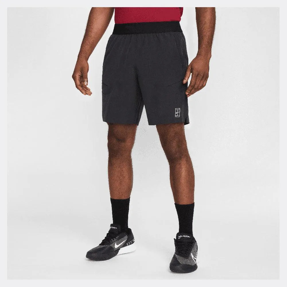 Men's Dri-Fit Advantage 8 inch Tennis Short-Apparel-Nike-FZ9322-010_1-Tennis Express