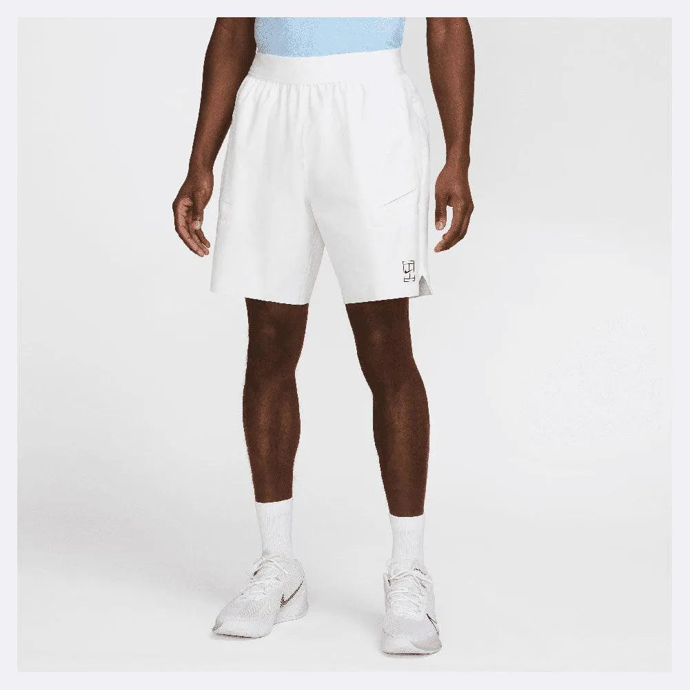 Men's Dri-Fit Advantage 8 inch Tennis Short-Apparel-Nike-FZ9322-100_7-Tennis Express