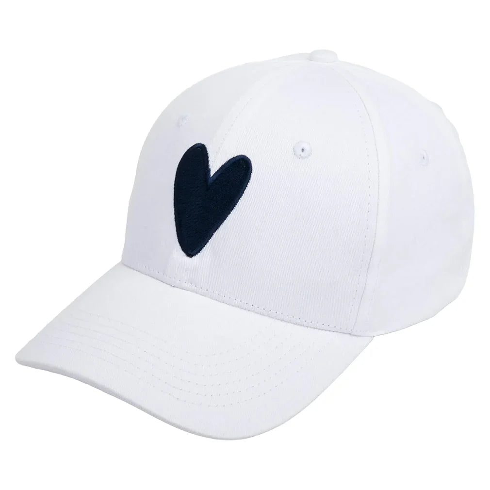 You're Great Baseball Cap White and Navy Heart-Apparel-Trelle Co.-G4001YG9-0001-707968Tennis Express