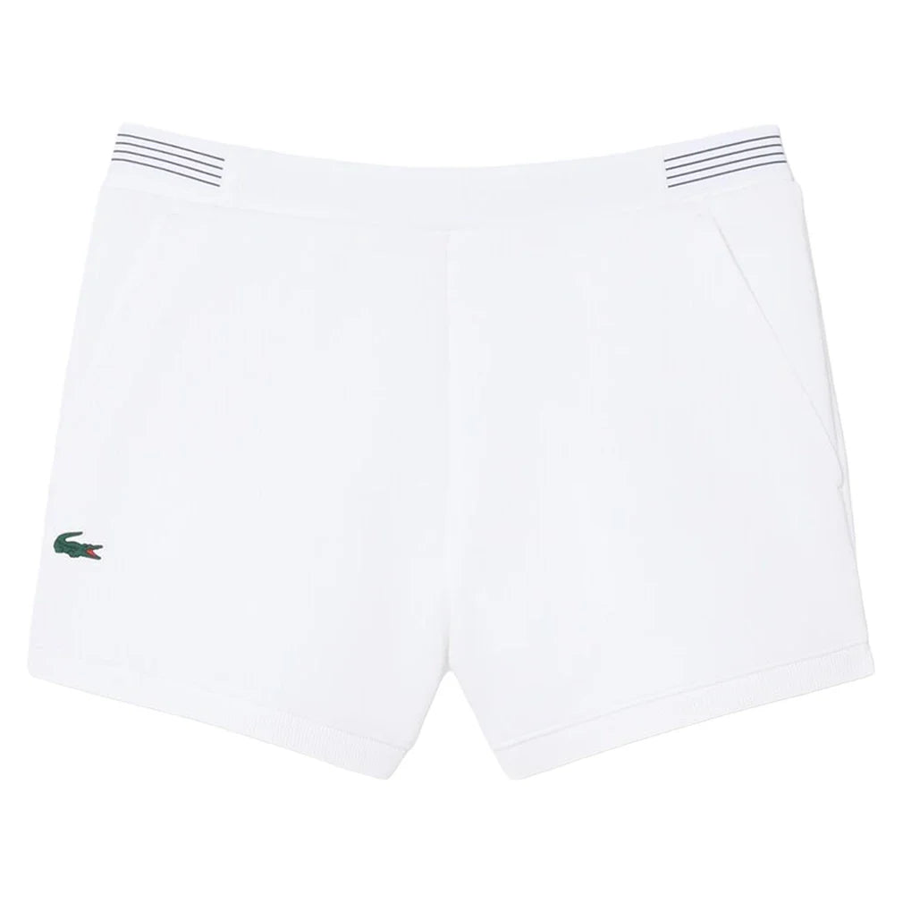 Women's Heritage Tennis Short,Apparel,Lacoste,001 White,2(EUR34),Tennis Express,GF0231-001