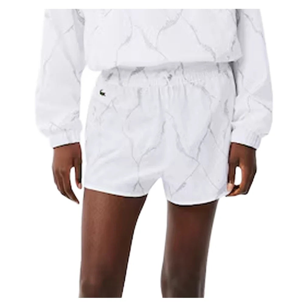 Women's Players Tennis Short White and Urban,Apparel,Lacoste,,,Tennis Express,GF6845-Z13F26-1