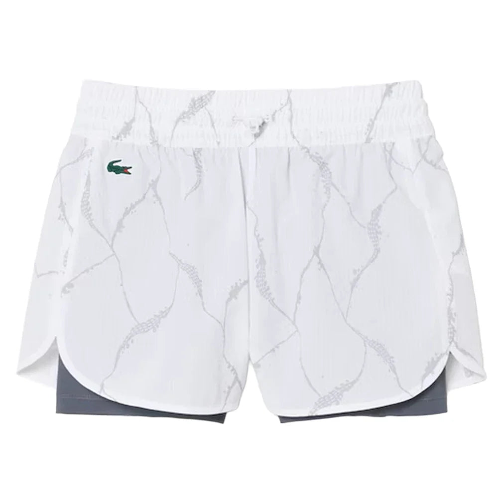 Women's Players Tennis Short White and Urban,Apparel,Lacoste,,,Tennis Express,GF6845-Z13F26-2webp