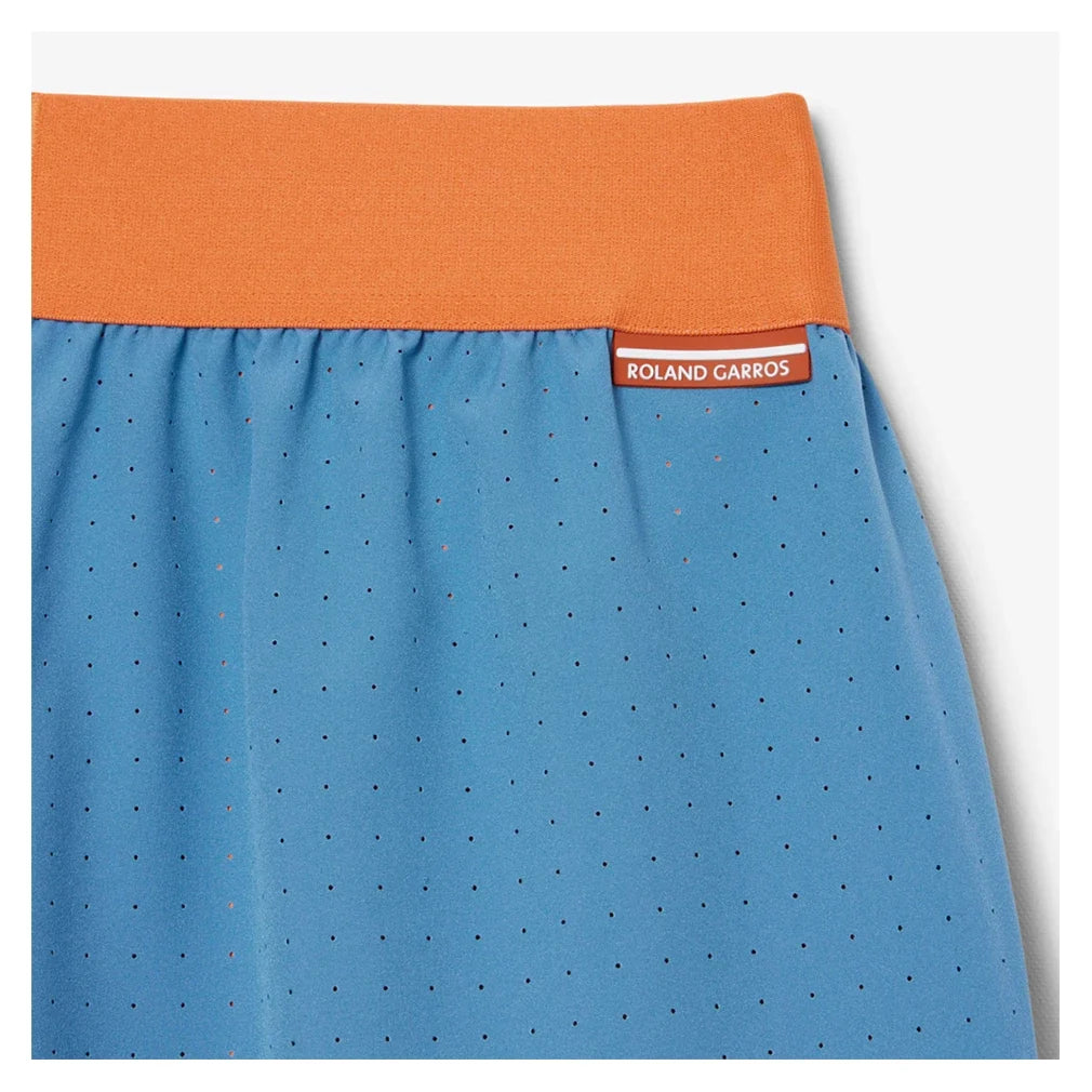 Men's Roland Garros Daniil Medvedev Tennis Short Abyss Blue and Blossom,Apparel,Lacoste,,,Tennis Express,GH0336-3I1-2