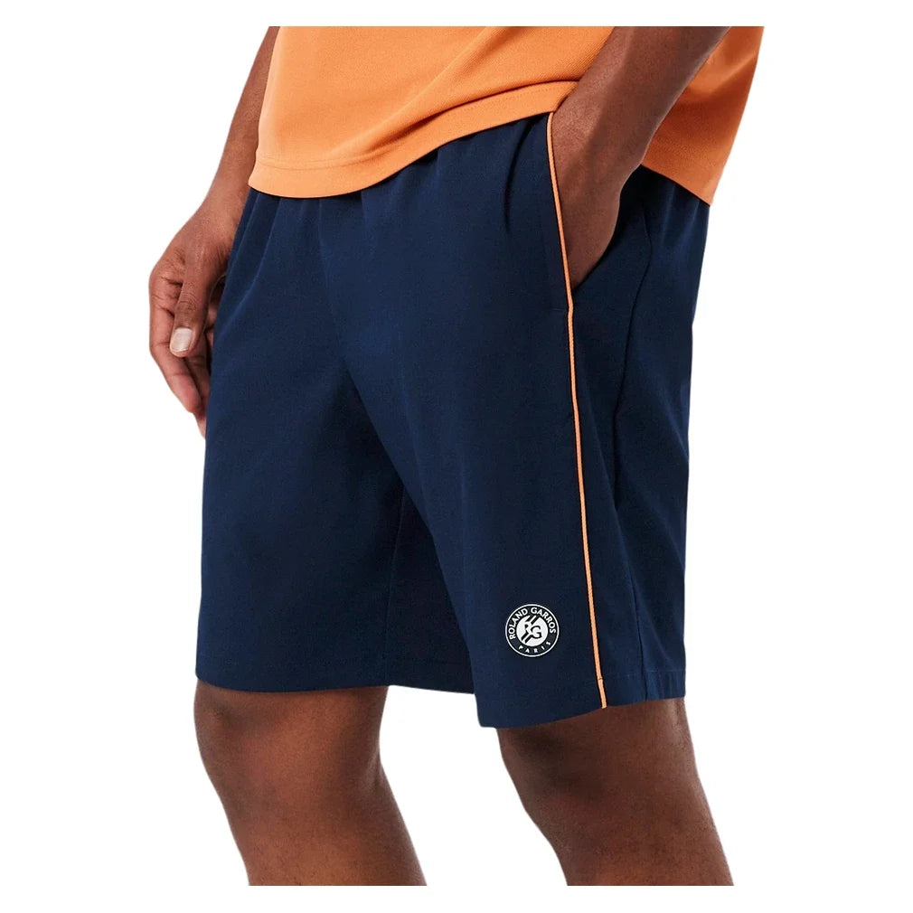 Men's Official Roland Garros Tennis Short Navy,Apparel,Lacoste,Navy,S,Tennis Express,GH0342-166_e235a0a1-5461-4a29-a365-bd4bef99a4b7