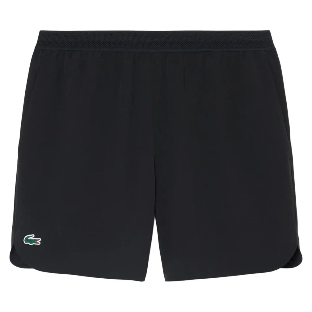 Men's Novak Djokovic 7 Inch Tennis Short Black,Apparel,Lacoste,,,Tennis Express,GH0922-031F26-2