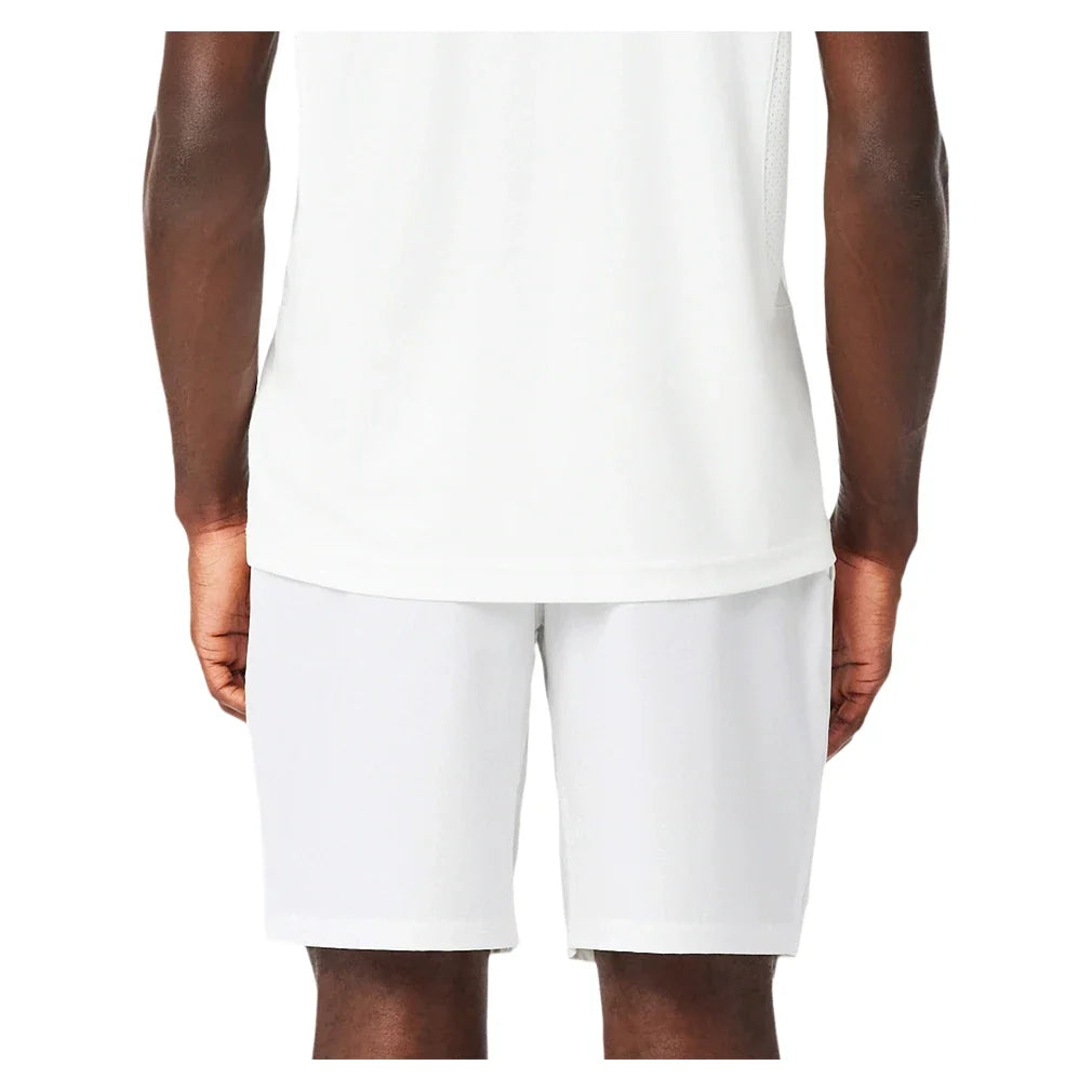 Men's Novak Djokovic Tennis Short White and Buffalo,Apparel,Lacoste,,,Tennis Express,GH7413-3IN2