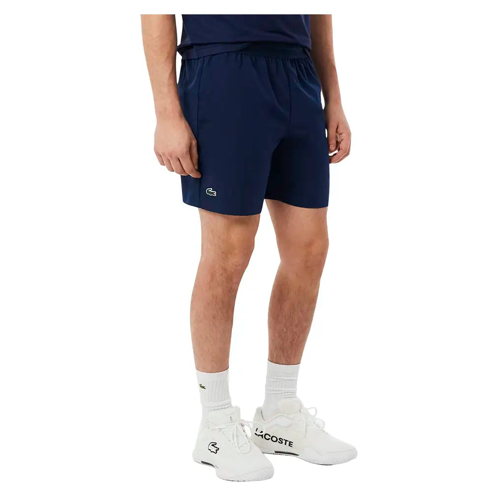 Men's Players Tennis Short Navy-Apparel-Lacoste-GH9961-166-3-Tennis Express