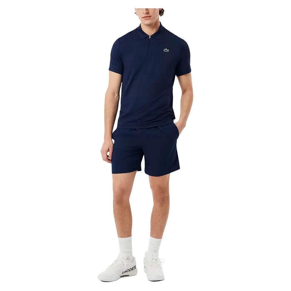 Men's Players Tennis Short Navy-Apparel-Lacoste-GH9961-166-5-Tennis Express