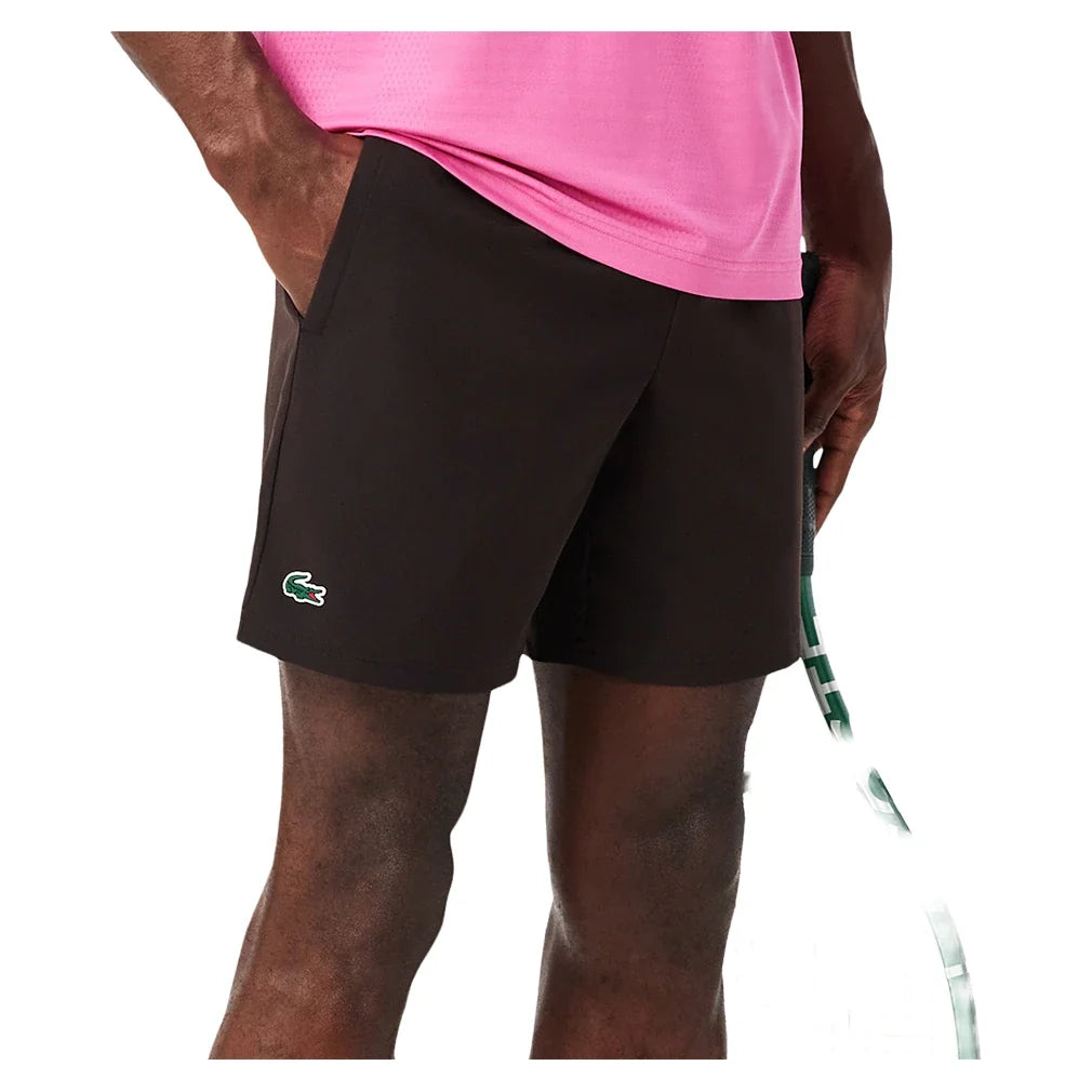 Men's Daniil Medvedev Tennis Short Buffalo-Apparel-Lacoste-GH9961-3LA-Tennis Express