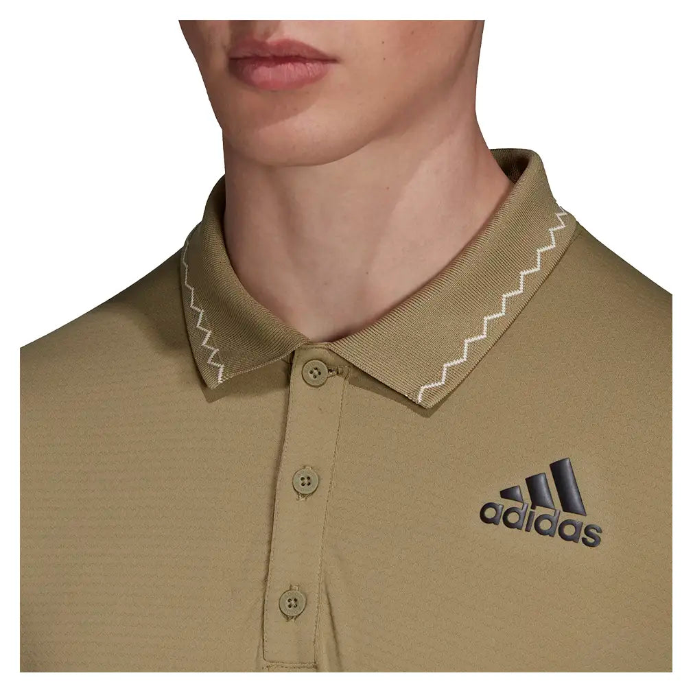 Men's Primeblue Freelift Tennis Polo Orbit Green,Apparel,Adidas,,,Tennis Express,H31374-F21-6
