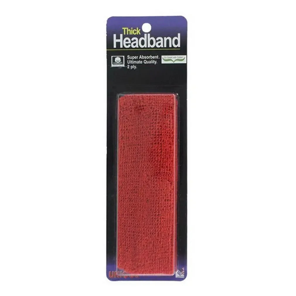 Thick Headband Red-Accessories-Tourna-HB-XRED-Tennis Express
