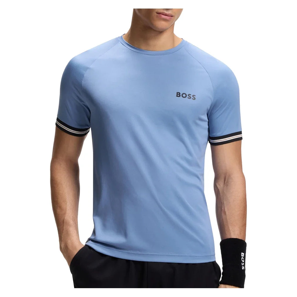 Men's Jersey Tee,Apparel,Hugo Boss,459 Light/Pastel Blue,S,Tennis Express,HB50559207-459