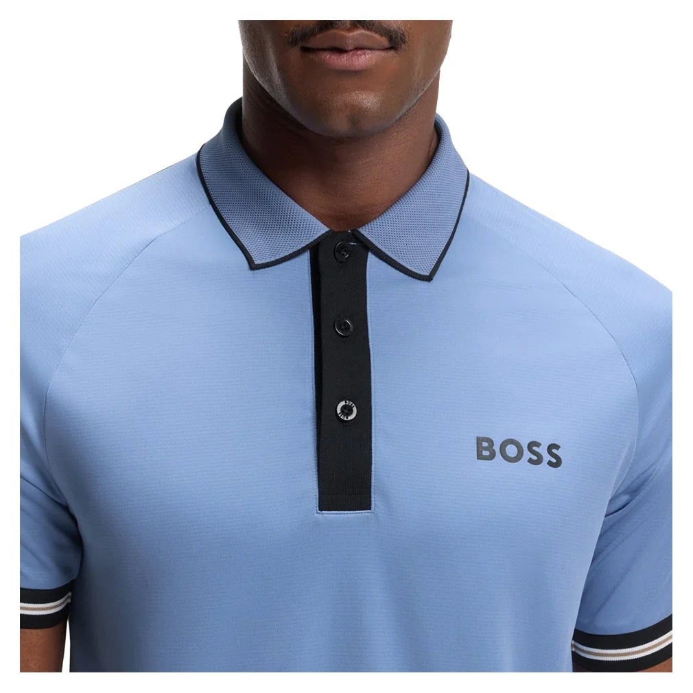 Men's Jersey Tennis Polo,Apparel,Hugo Boss,,,Tennis Express,HB50559214-LP2
