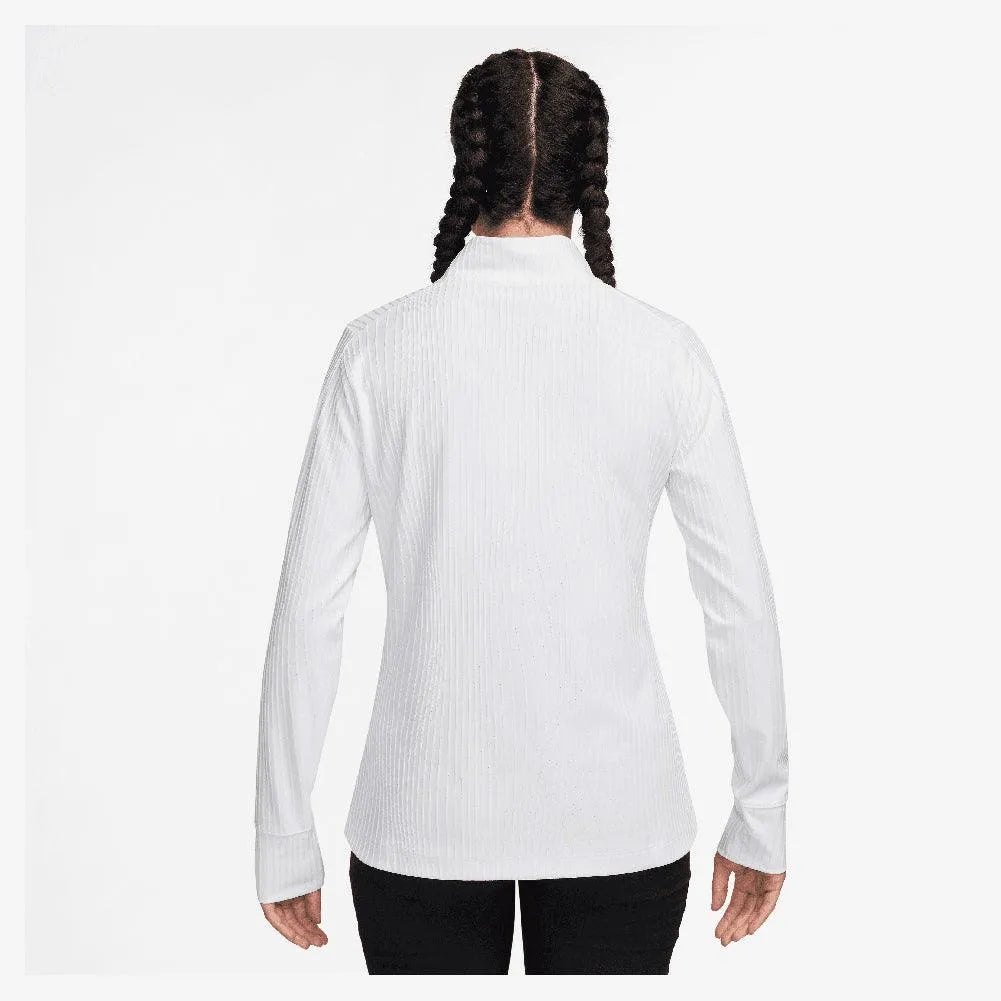 Women's Dri-Fit Advantage Tour 1/2 Zip Long Sleeve Tennis Top-Apparel-Nike-HF6582-100_1-Tennis Express