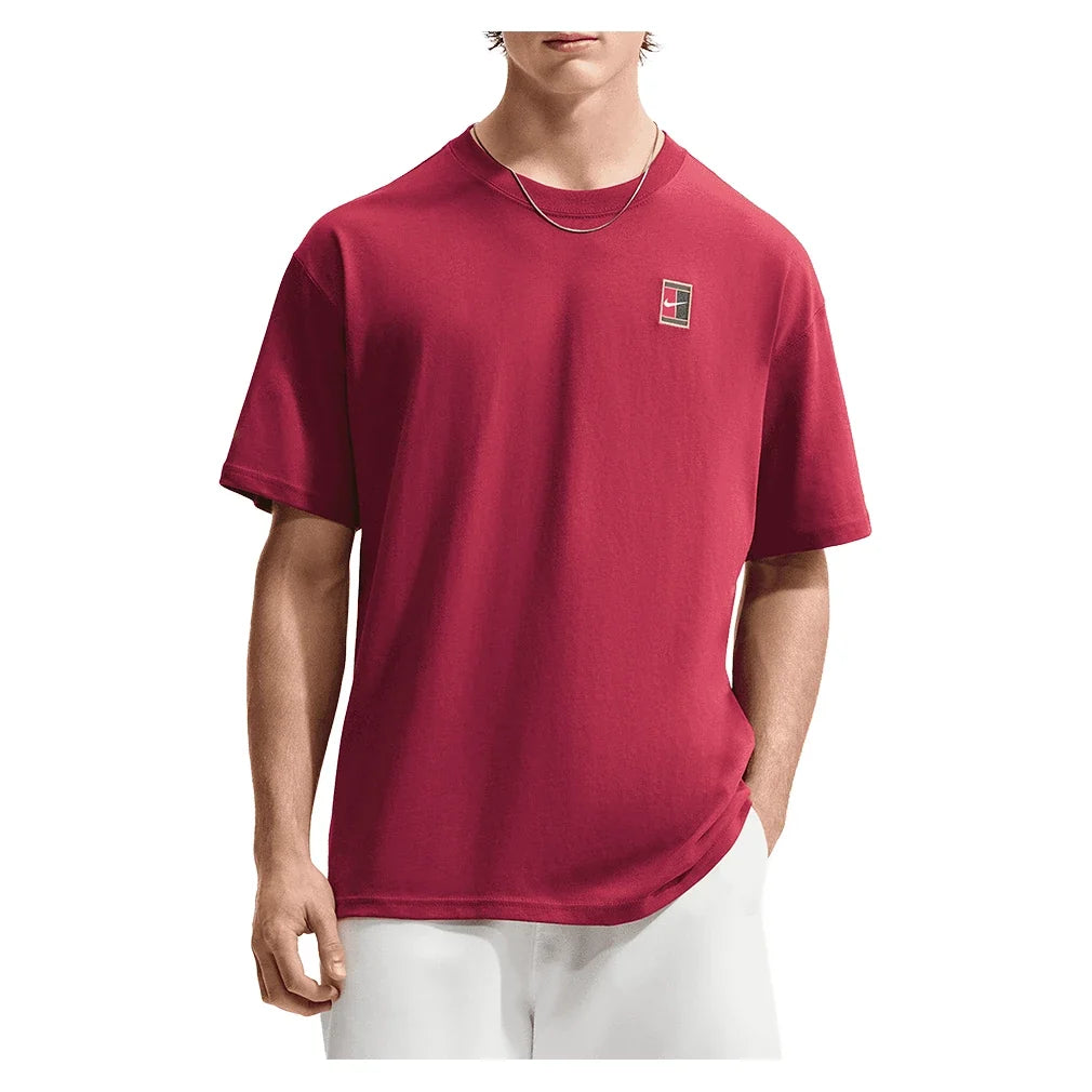 Men's Court Max90 Tennis T-Shirt,Apparel,Nike,677 Team Red,XS,Tennis Express,HJ3362-677